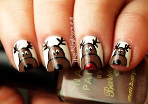 christmas fingernails oVUx